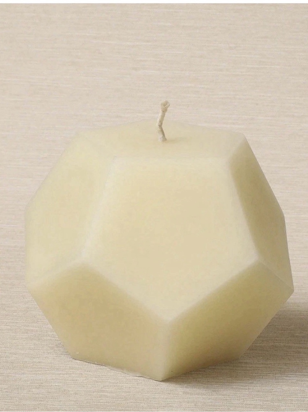 Greentree Home Natural Beeswax Candle - Brown Packaging